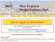 Tablet Screenshot of newenglandmodelrailwayclub.com